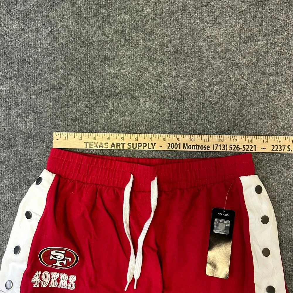 Forever 21 Skort Womens Size S Red SF 49ers Snap Button Athletic Game Day New